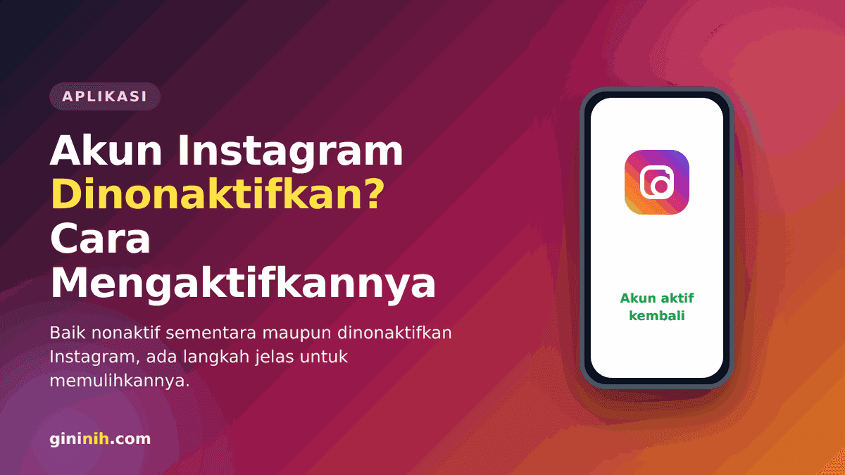 Cara Mengaktifkan Kembali Akun Instagram yang Dinonaktifkan (Sementara dan Permanen)